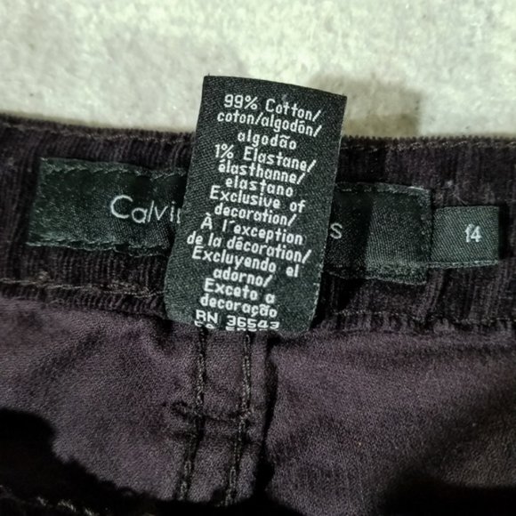 Calvin Klein Black Warm Fleece-Like Jeans - Picture 5 of 8